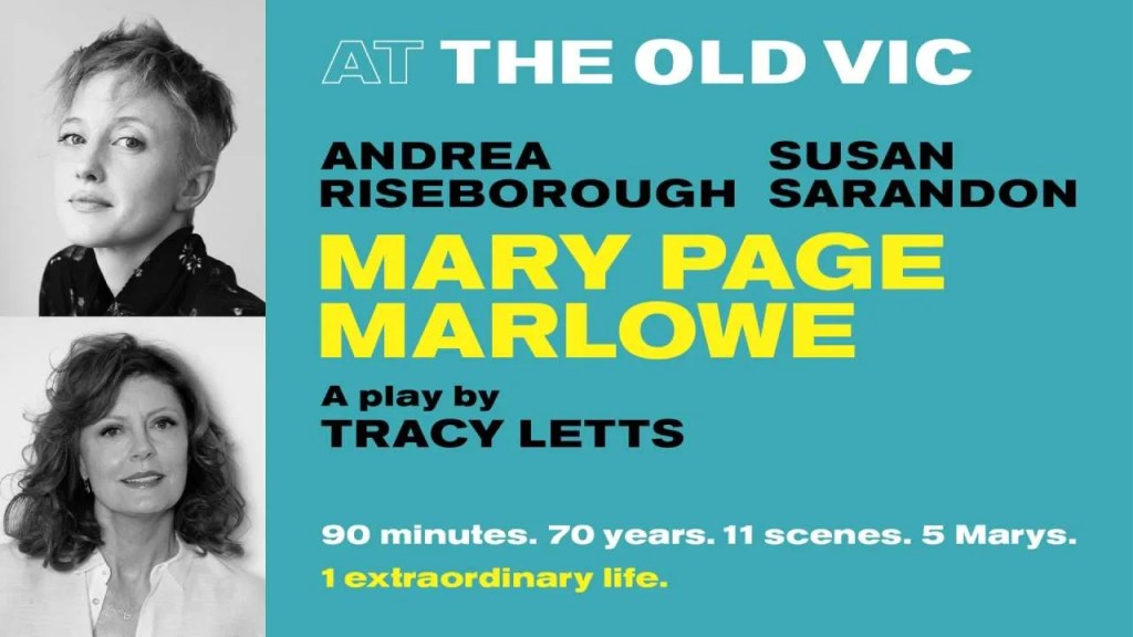 Review: MARY PAGE MARLOWE at The Old&nbsp;Vic